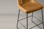 Jordan Leather Counter Bar Chair -