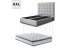 King XL Bed - King XL Matrress - Alaska Taupe - Ariella Bed Combo - 