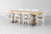 Bordeaux La Rochelle 8 Seater Dining Set - Rustic White  - 2.4m 8 Seater Dining Sets - 4