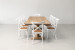 Bordeaux La Rochelle 10 Seater Dining Set - Rustic White - 2.7m 10 Seater Dining Sets - 5