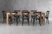 Vancouver La Rochelle 8 Seater Dining Set - 2.4m - Rustic Black 8 Seater Dining Sets - 1