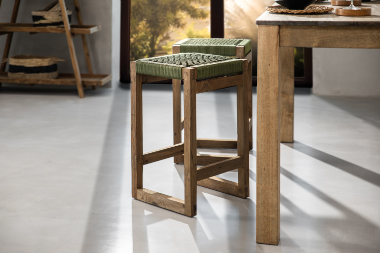 Letaba Bar Stool - Military Green Bar & Counter Chairs - 2