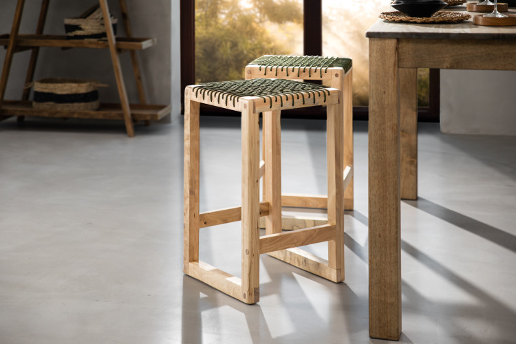 Skukuza Bar Stool - Military Green Bar Stools - 2