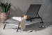 Zaiden Pool Lounger - Charcoal Sun and Pool Loungers - 1