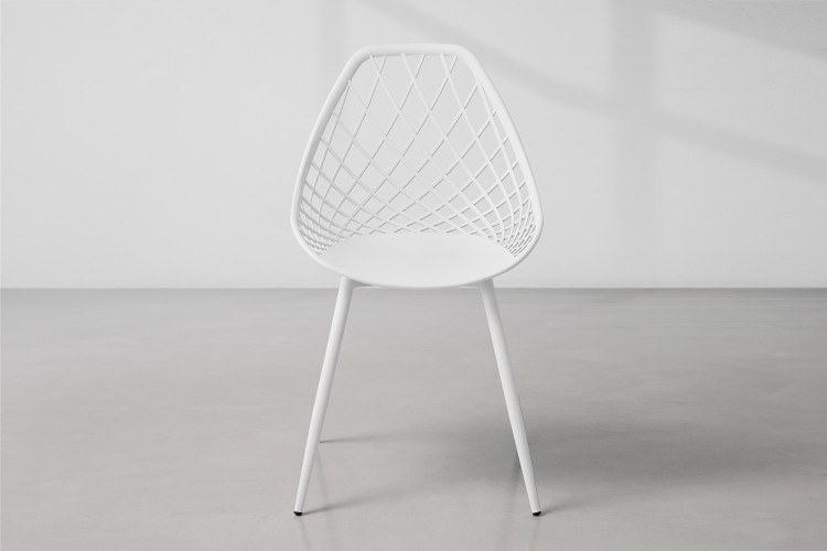 Ivie Dining Chair - White Ivie Dining Chair Collection - 1