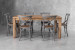 Vancouver La Rochelle 6 Seater Dining Set - 1.6m - Rustic Grey 6 Seater Dining Sets - 7