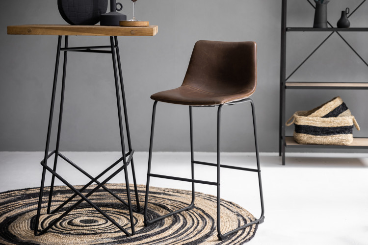 Harvey Tall Bar Chair - Dark Brown Harvey Bar Chairs - 4