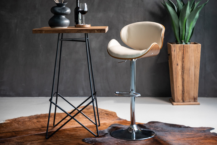 Tristan Bentwood Bar Chair - Beige Tristan Bar Chairs - 6