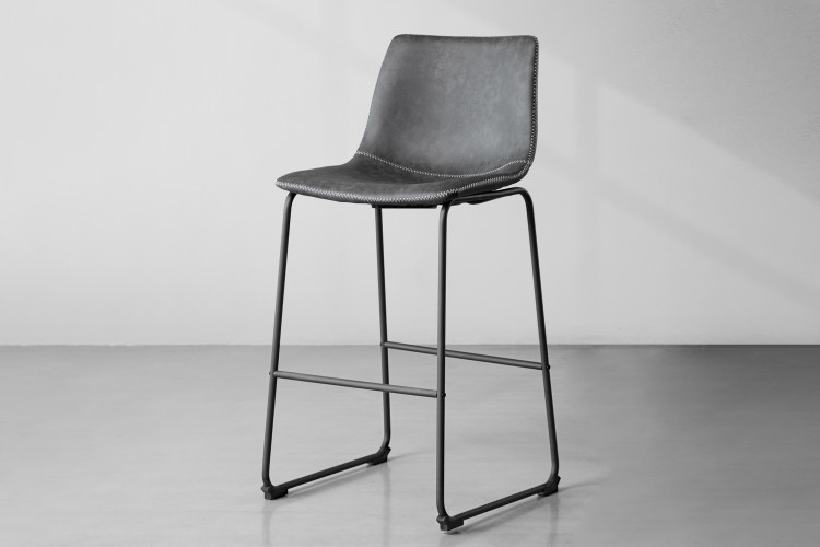 Halo Tall Bar Chair - Storm Grey