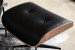 Snowden Leather Lounge Chair  - Black Leather Loungers - 7