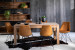 Montreal Enzo 6 Seater Dining Set 1.8m - Aged Mustard -