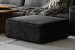 Jagger Leather Ottoman - Lead Ottomans - 1