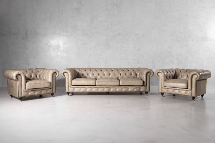 Jefferson Leather Lounge Suite - Smoke Lounge Suites - 1