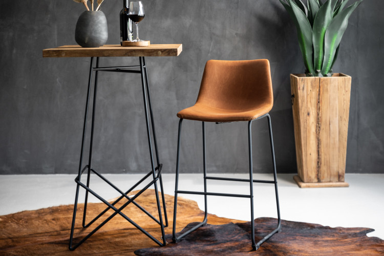 Halo Tall Bar Chair - Tan -