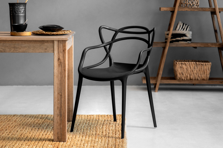 Lena Dining Chair - Black Dining Chairs - 3