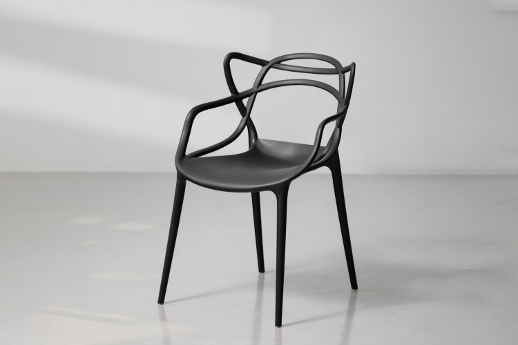Lena Dining Chair - Black Dining Chairs - 3