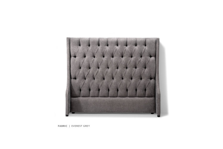 Madison - Queen Headboard - Everest Grey Queen Headboards - 1