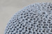 Cotton Pouf - Grey Poufs - 5
