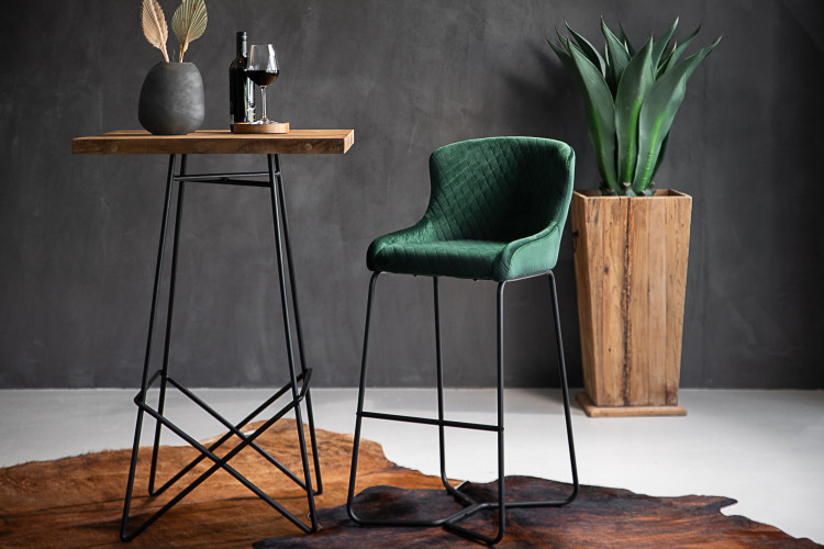 Mayfield Tall Bar Chair - Emerald Green Bar Chair Categories - 4