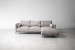 Ottavia  L-Shape Couch - Stone Fabric L-Shape Couches - 4