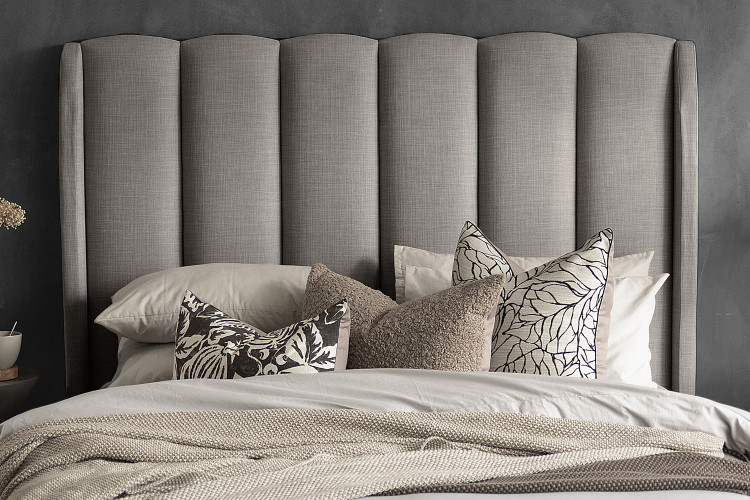 Corina Headboard - Double - Alaska Grey Double Headboards - 1
