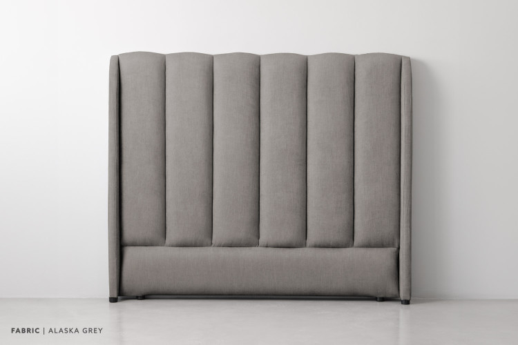 Corina Headboard - King - Alaska Grey King Headboards - 2