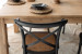 Vancouver La Rochelle 6 Seater Dining Set - 1.6m - Rustic Black 6 Seater Dining Sets - 6