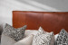 Matlock Grand Leather Headboard - King - Burnt Tan King Headboards - 3