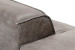Jagger 2 Seater Leather Couch - Graphite
