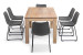 Montreal Halo 6 Seater Dining Set (1.8m) - Storm Grey 6 Seater Dining Sets - 5