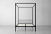 Aurora 4-Poster Bed - Queen - Matt Black Queen Size Beds - 3