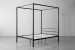 Aurora 4-Poster Bed - Queen - Matt Black Queen Size Beds - 6