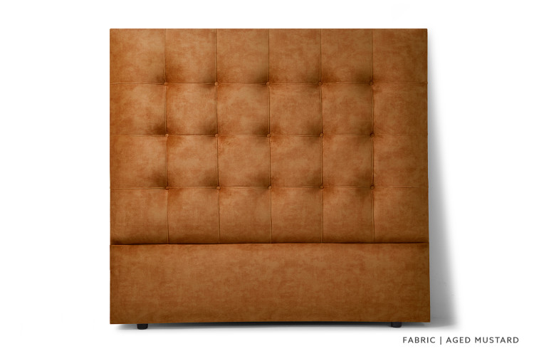 Ariella Headboard - Queen - Aged Mustard Queen Headboards - 1