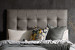 Ariella Headboard - Double - Alaska Grey Double Headboards - 1