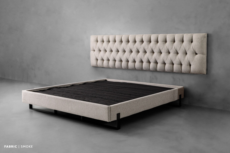 Catherine Grand Cazana Bed - King XL - Smoke King Extra Length Beds - 1