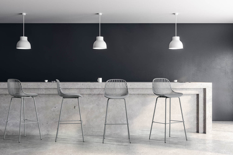 Yara Tall Bar Chair - Grey Bar & Counter Chairs - 1