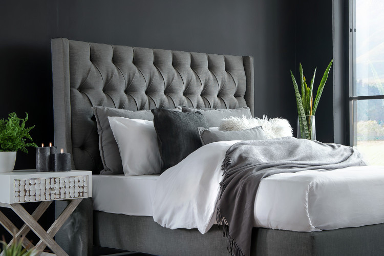 Madison - Double Headboard - Fusion Grey Double Headboards - 3