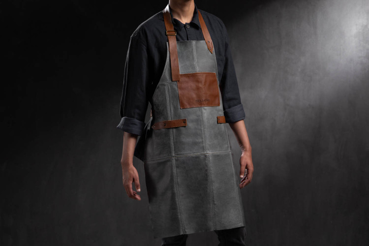 Nouvelle Leather Apron - Ash & Brown Aprons - 1