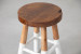 Avis Stool -  Natural & White Dining Stools - 4