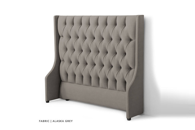 Madison - King Headboard - Alaska Grey King Headboards - 1