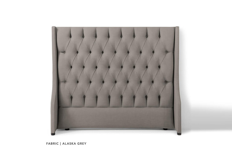 Madison - King Headboard - Alaska Grey King Headboards - 1