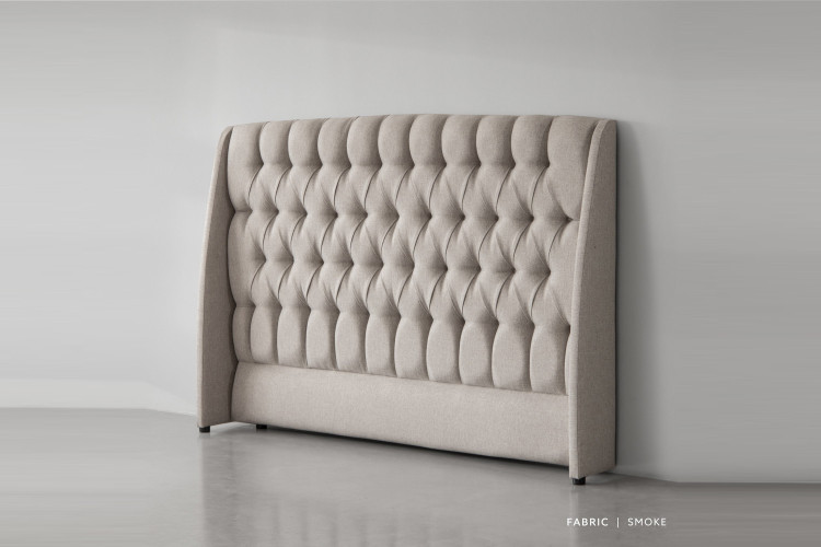 Aubrien Headboard - Double - Smoke Double Headboards - 1