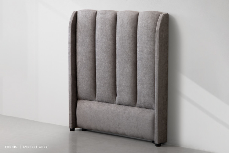 Corina - Single Headboard - Everest Grey Single Headboards - 1