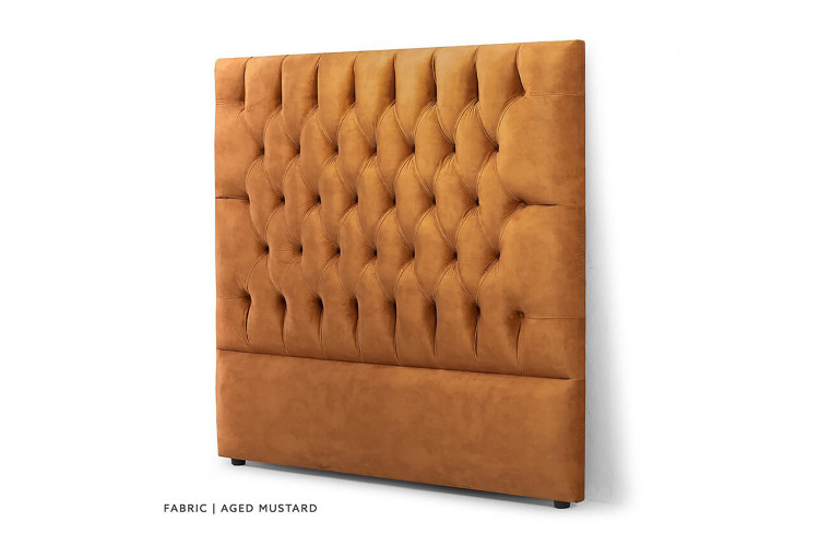 Catherine Headboard - Queen - Aged Mustard Queen Headboards - 1