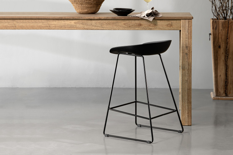 Juno Bar Chair - Black Juno Bar Chair Collection - 4