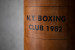 Stallone Leather Boxing Bag & Gloves - Bourbon Decor - 5