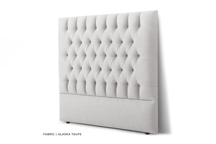 Catherine Headboard - Queen - Alaska Taupe Queen Headboards - 1