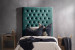 Kate Headboard - Single - Velvet Teal Single Headboards - 1