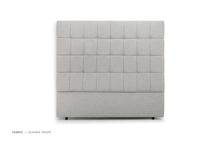 Ruby Headboard - King - Alaska Taupe King Headboards - 1