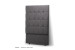 Ruby Headboard - Single - Harmony Dark Grey Single Headboards - 3